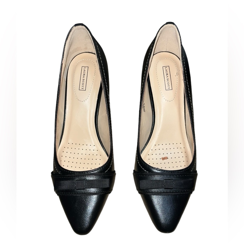 Laura Scott Black Heels Size 5.5 M